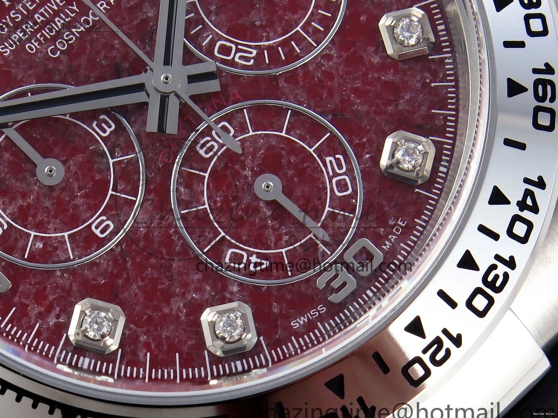 0225 SunProtective Daytona 116519 Clean 1:1 Best Edition 904L SS Case and Bracelet Red Sodalite Dial on Oysterflex SA4130 V 1852